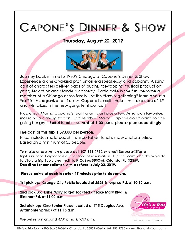 Capone's Dinner & Show