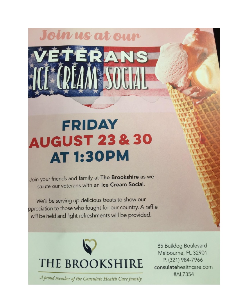 Veterans Ice Cream Social at The Brookshire
