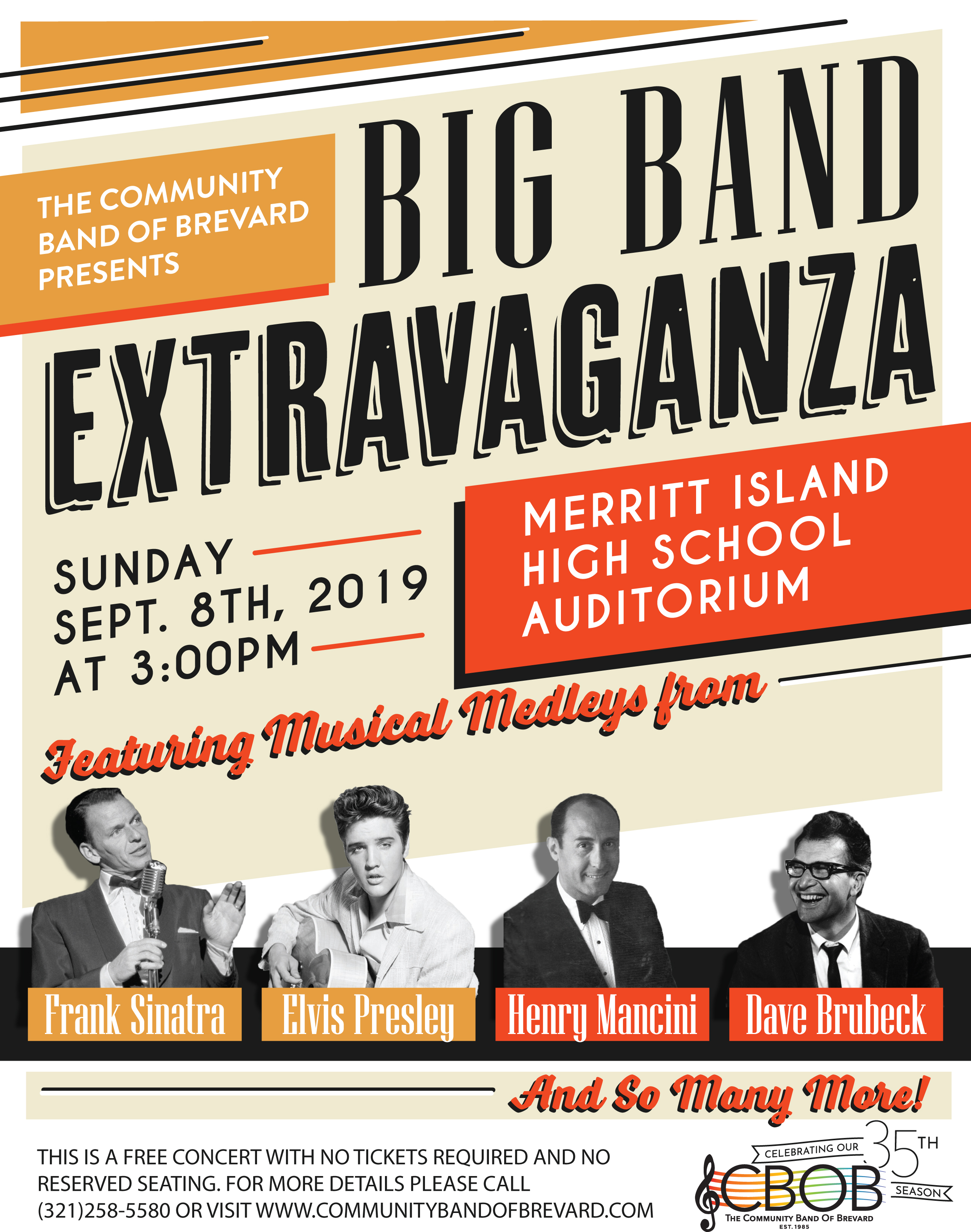 Big Band Extravaganza presented by The Community Band of Brevard
