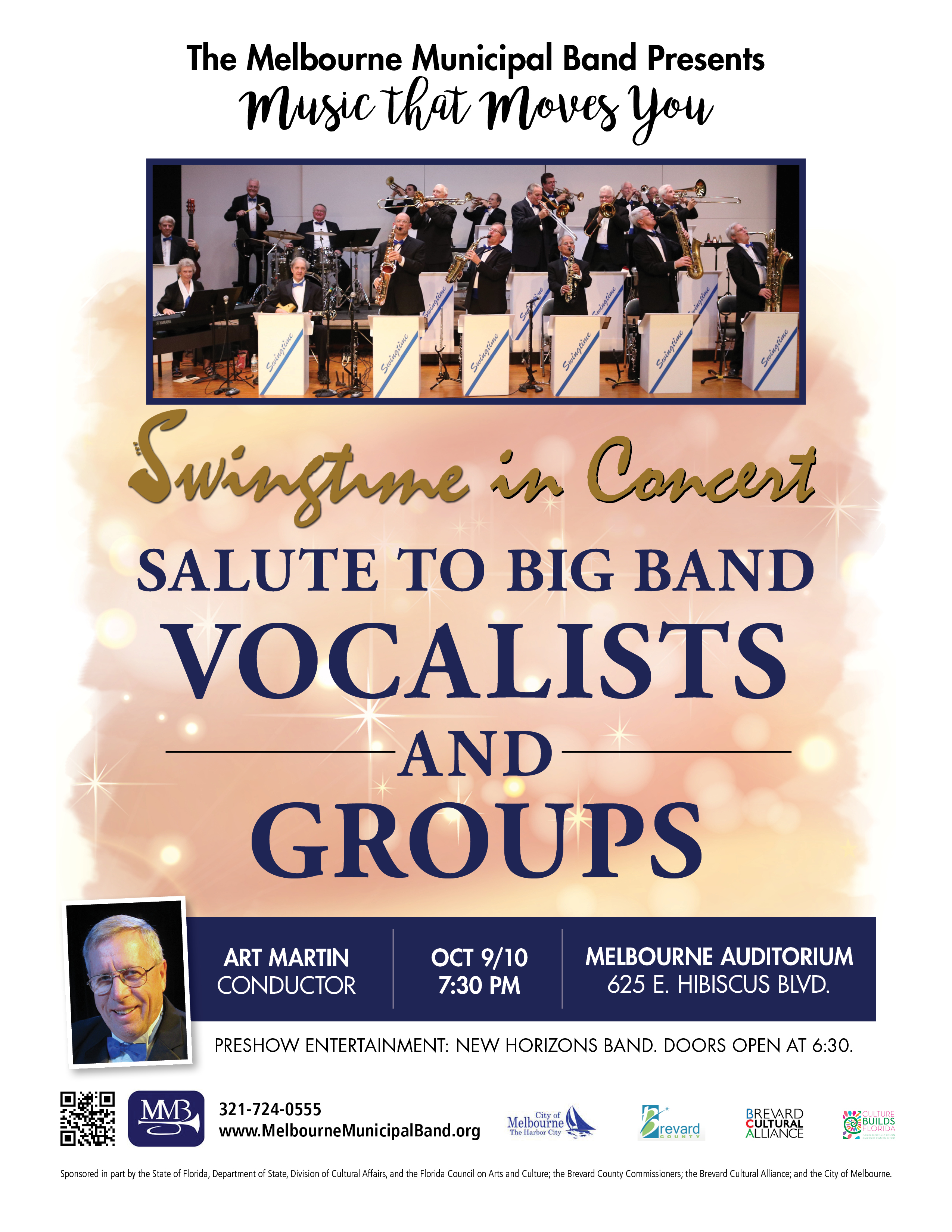 Salute to Big Band Vocalists and Groups presented by The Melbourne Municipal Band