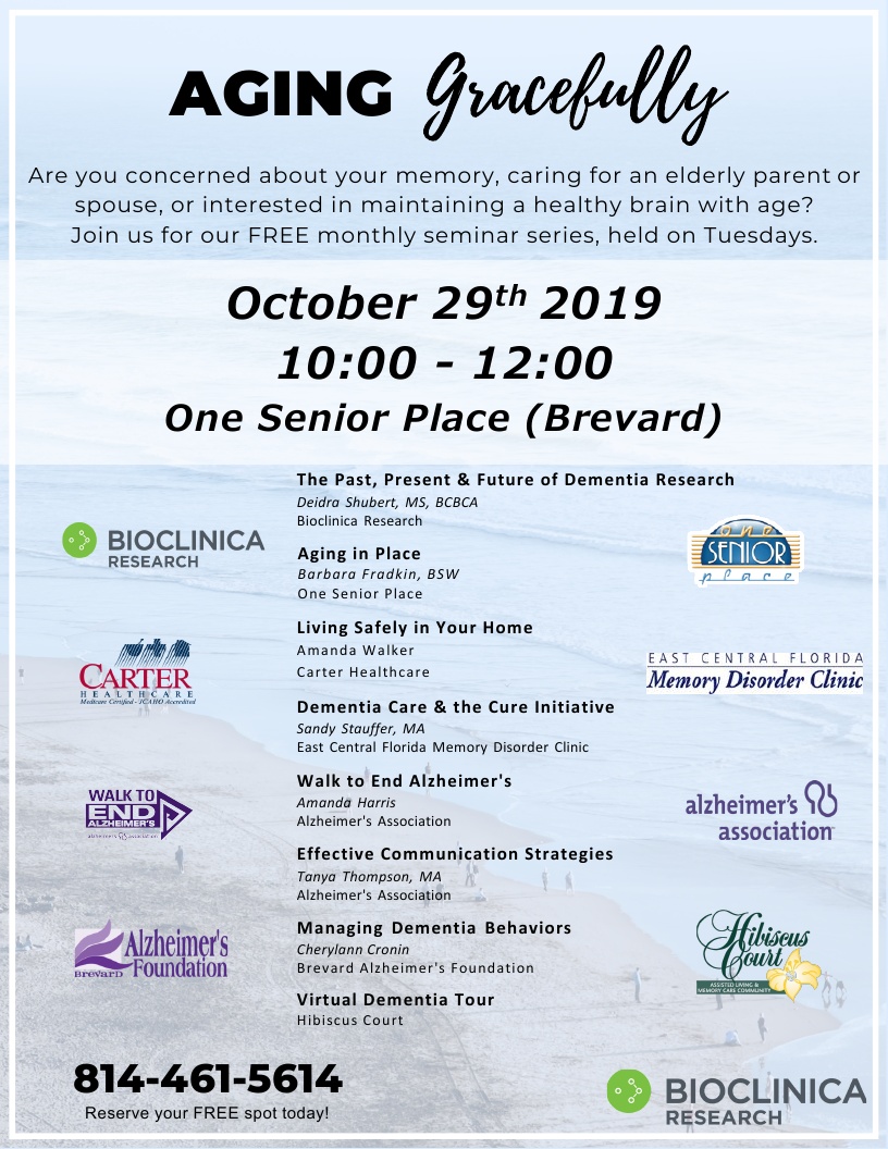 Aging Gracefully hosted by Bioclinica Research