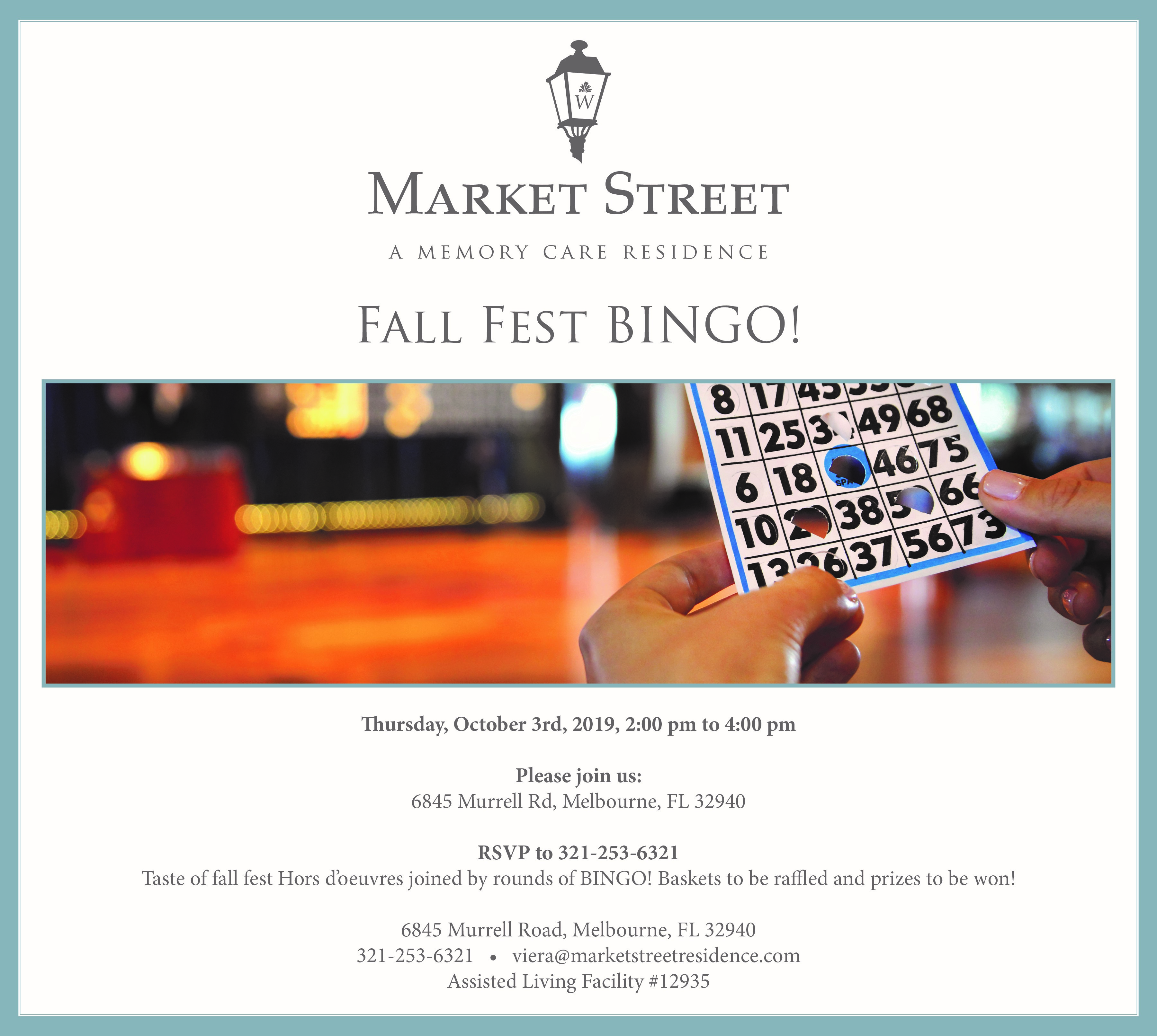 Fall Fest BINGO! at Market Street