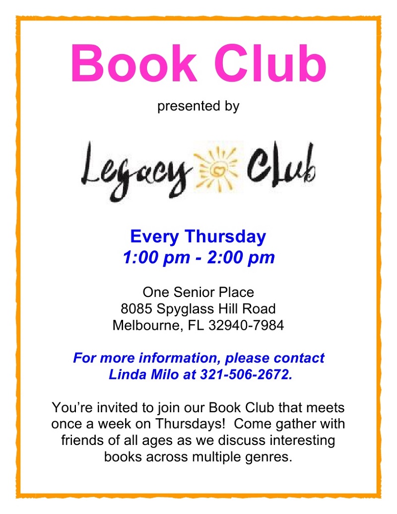 Book Club presented by Legacy Club