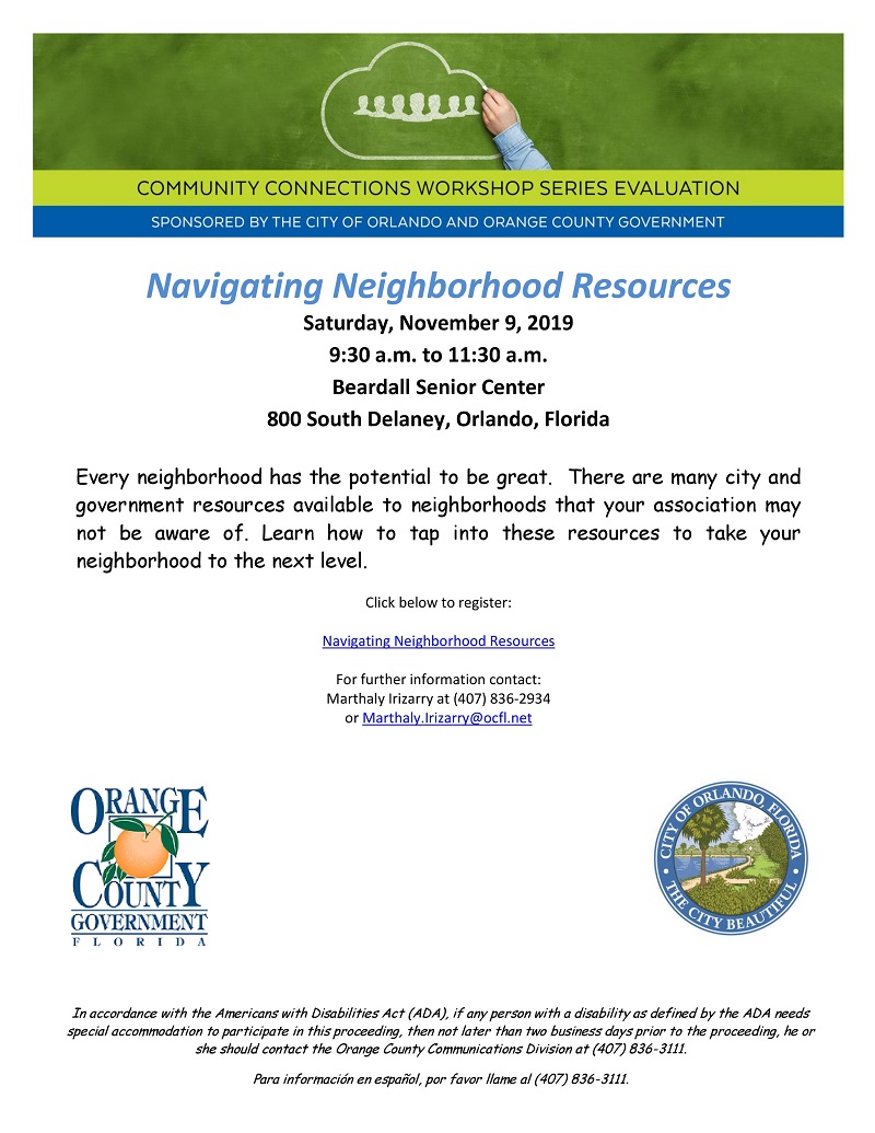 Navigating Neighborhood Resources