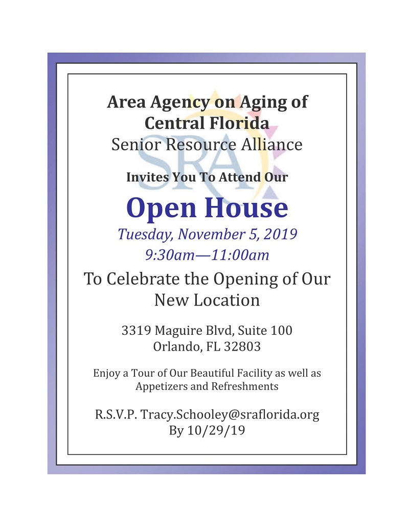 Senior Resource Alliance Open House