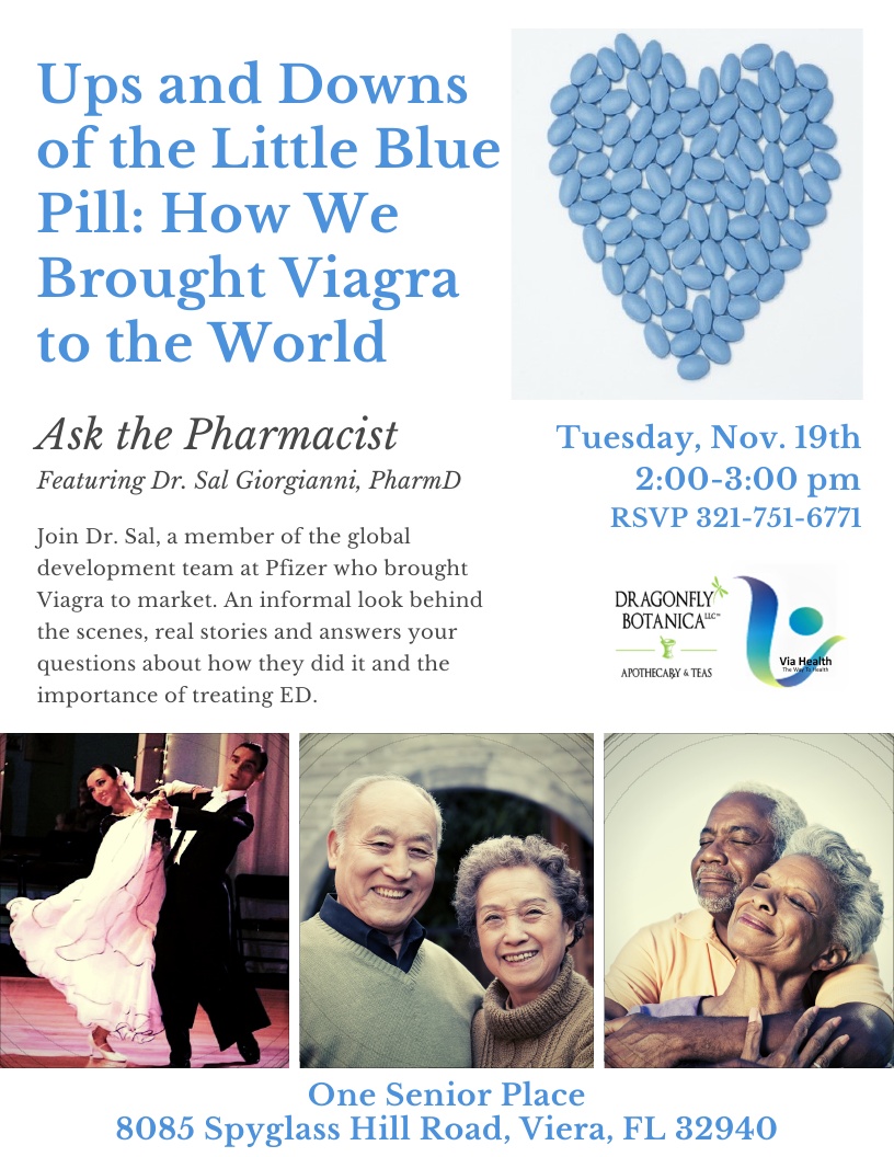 Ups and Downs of the Little Blue Pill: How We Brought Viagra to the World, Ask the Pharmacist featuring Dr. Sal Giorgianni, PharmD