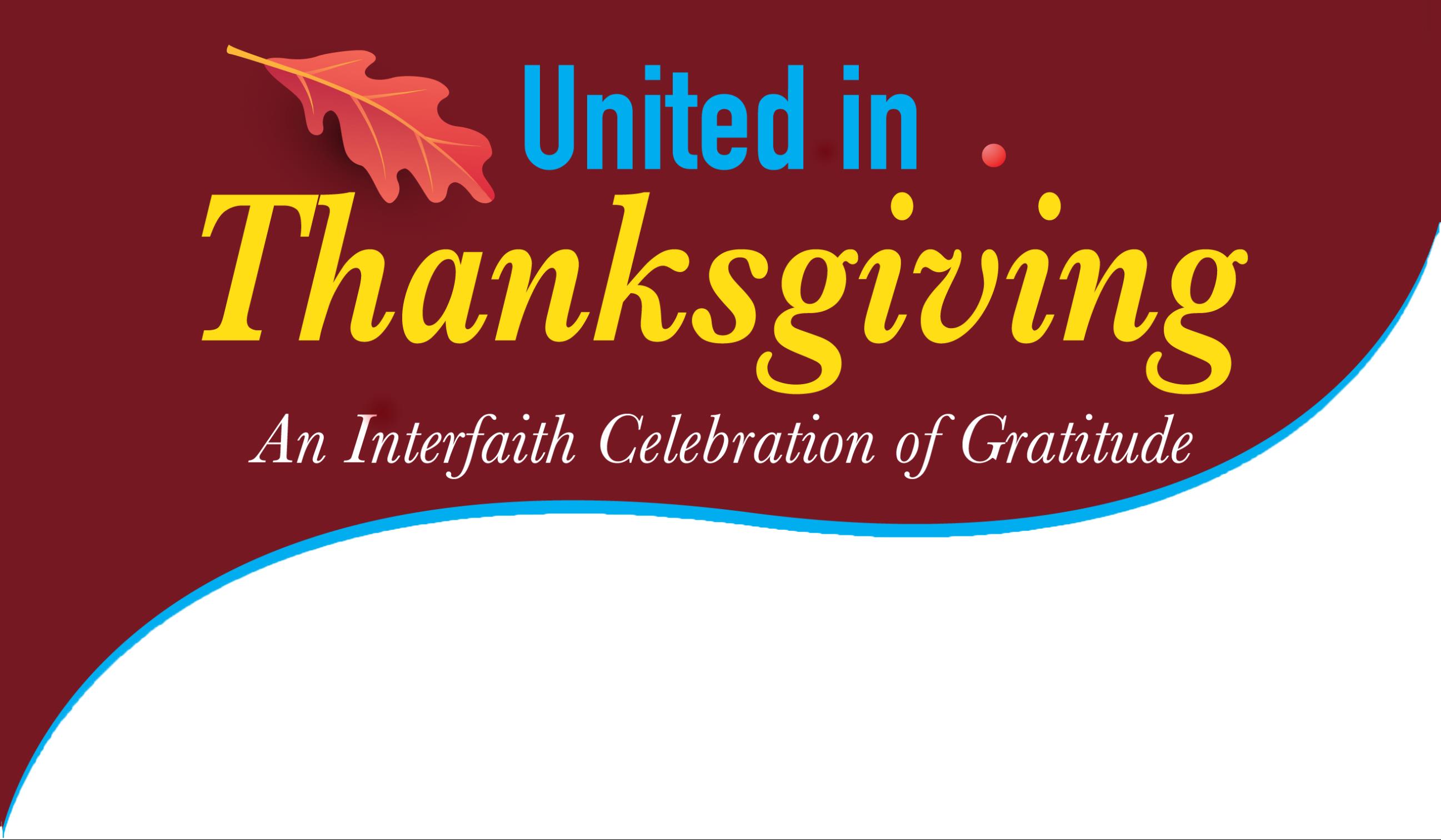 Different Faiths 'United in Thanksgiving'