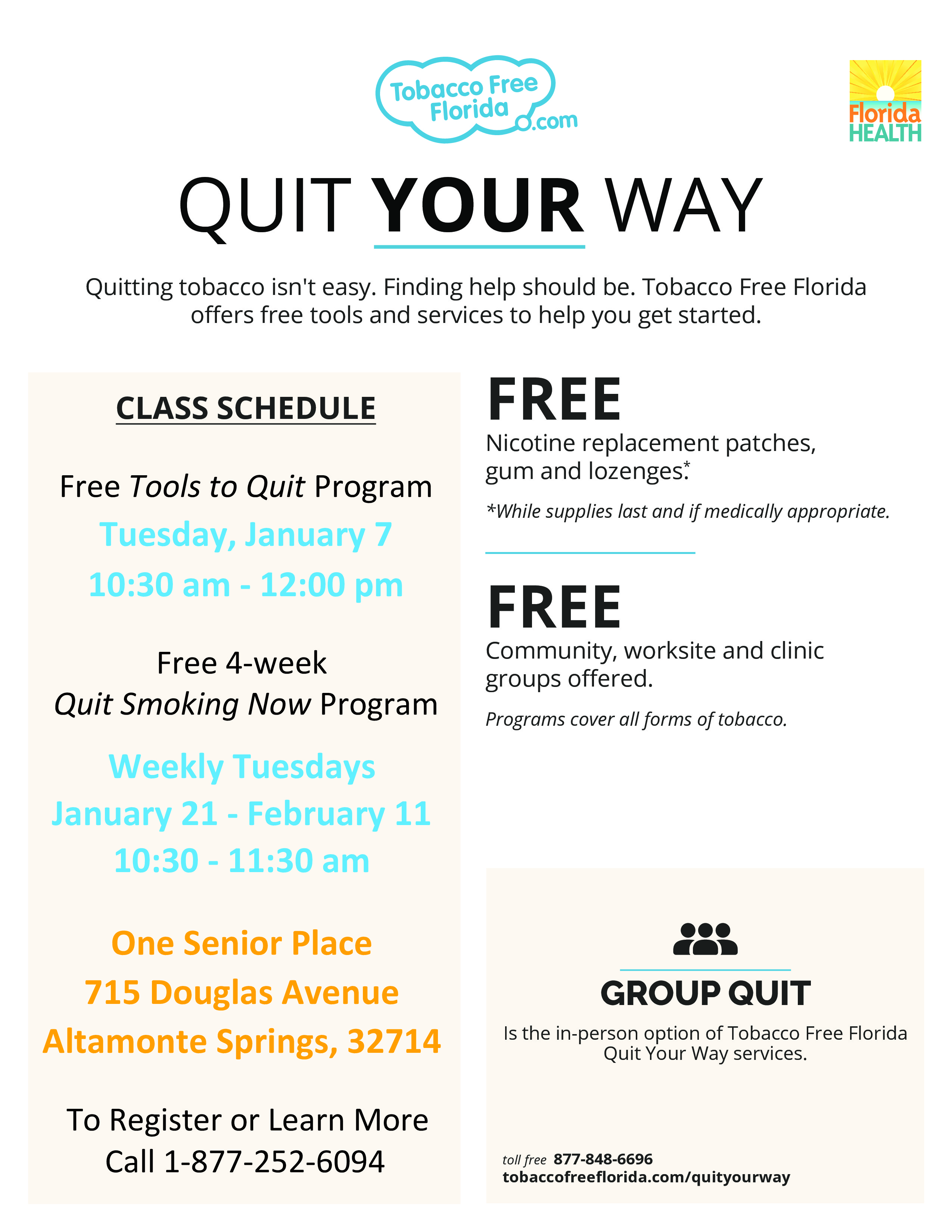 Free 4-Week Quit Smoking Now Program