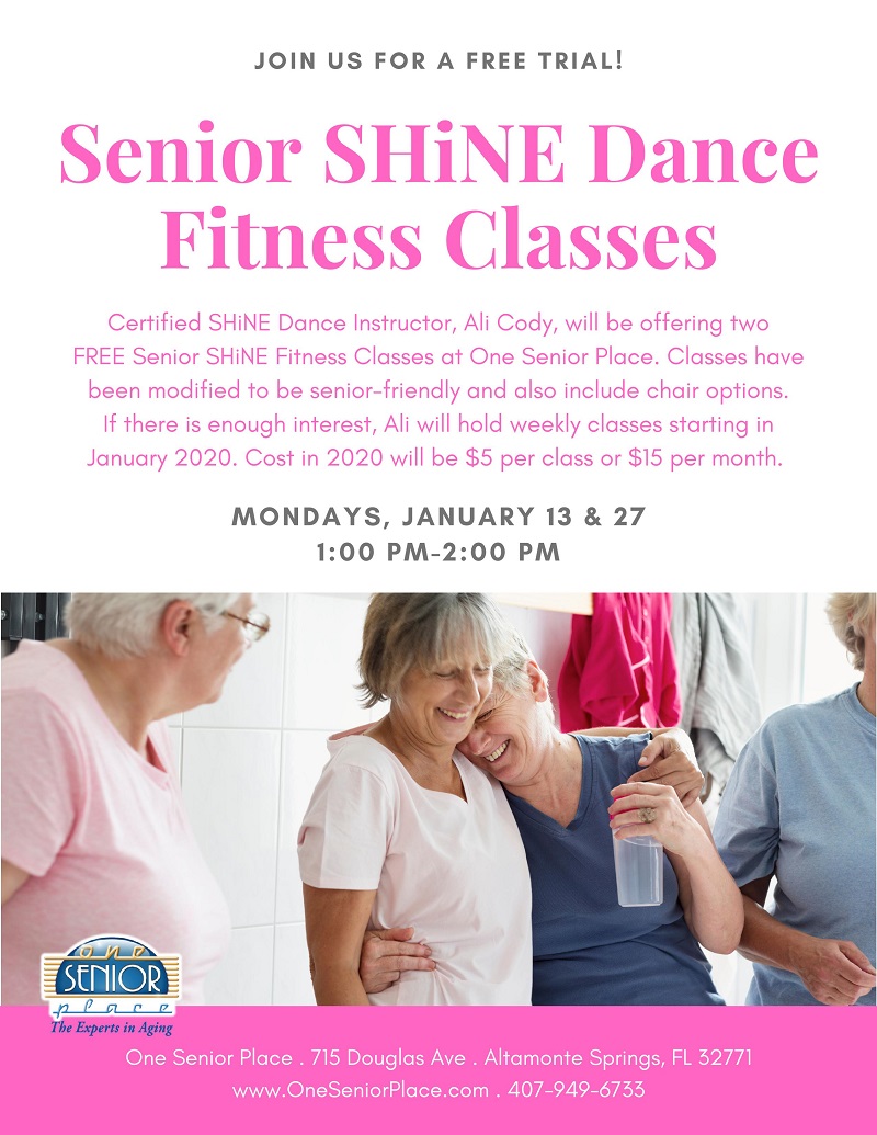 Senior SHiNE Dance Fitness Class
