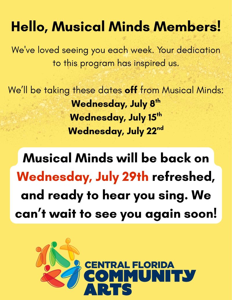 Cancelled: CFCArts Musical Minds Choir
