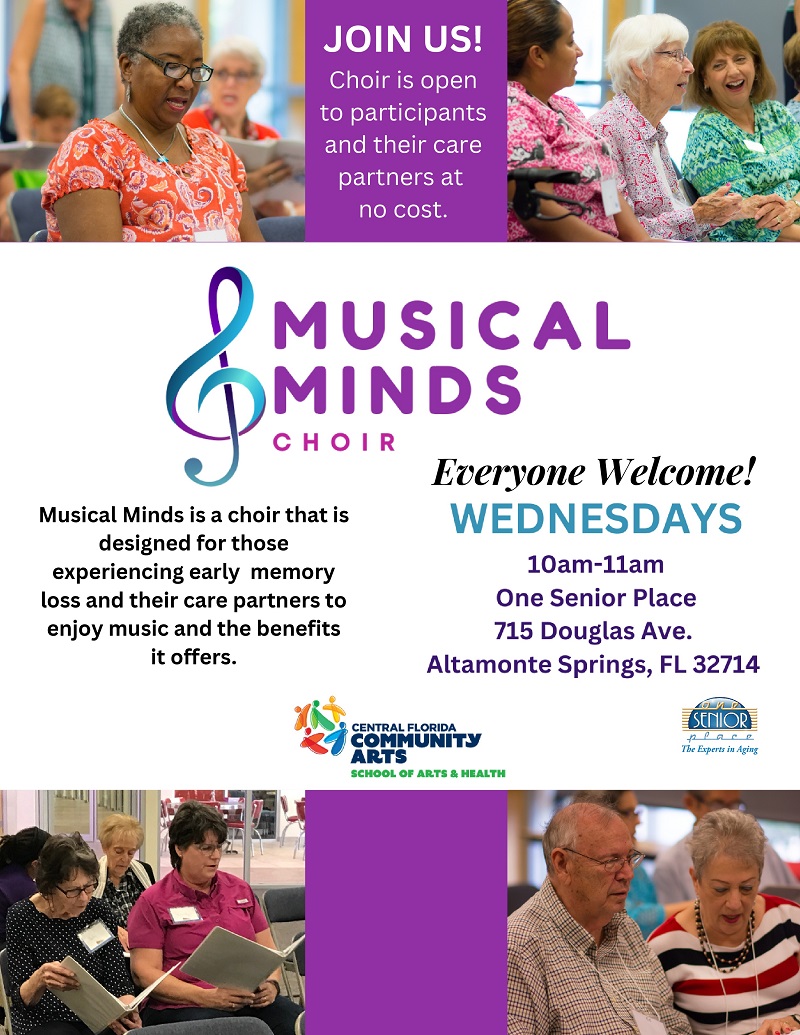 CFCArts Musical Minds Choir for those with Alzheimer's or Memory Loss