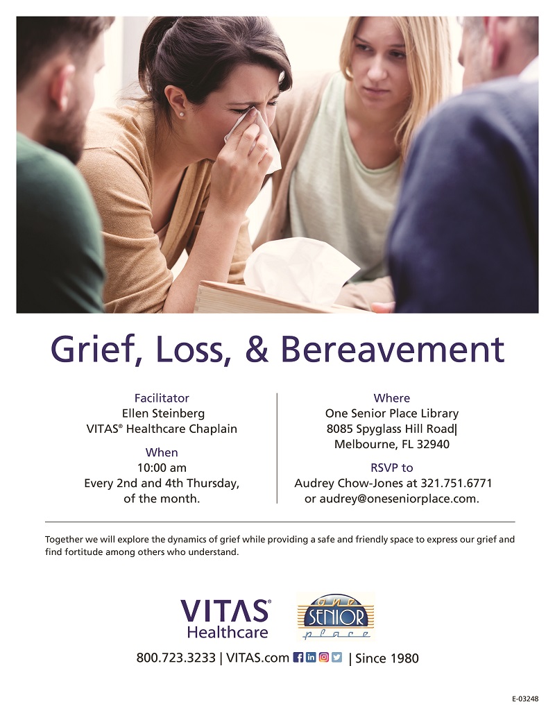 Grief, Loss & Bereavement Support Group hosted by VITAS Healthcare