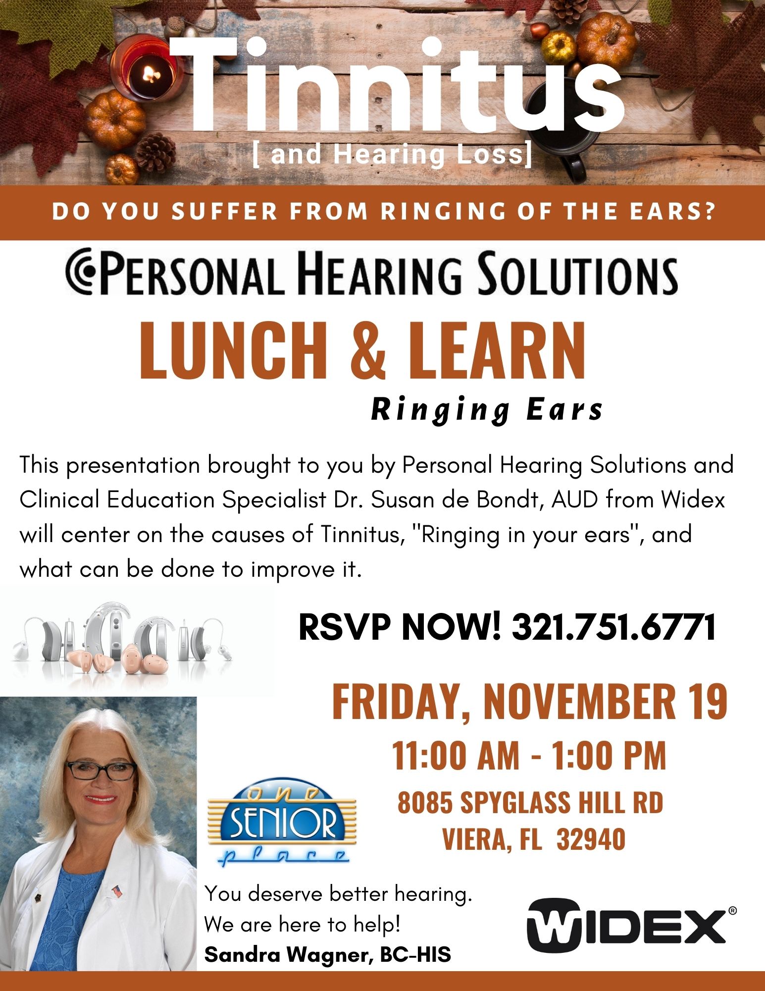 Tinnitus [and Hearing Loss] presented by Personal Hearing Solutions