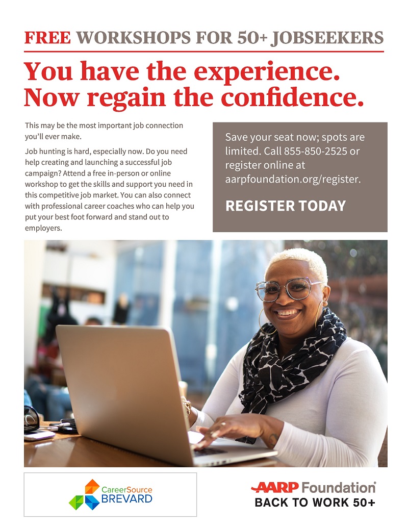 AARP Virtual Career at 50+ Workshop