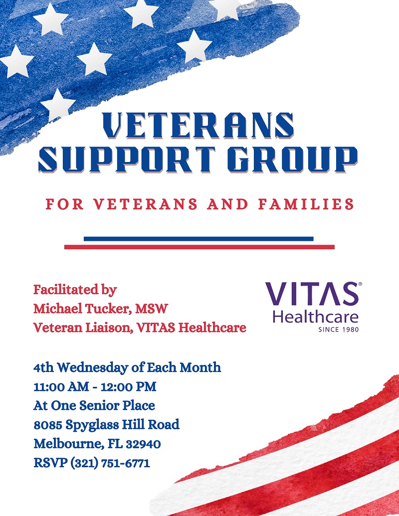 Veterans Support Group For Veterans & Families - One Senior Place