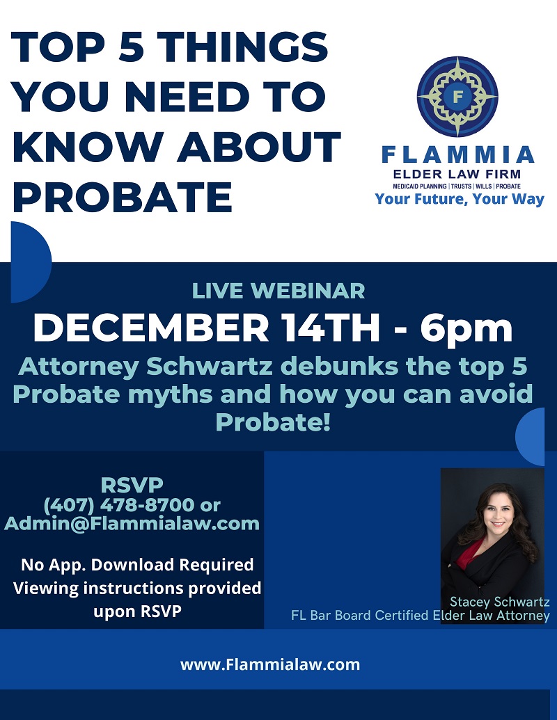 VIRTUAL: Top 5 Things You Need To Know About Probate