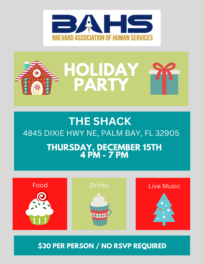 Holiday Party - Brevard Association of Human Services (BAHS)