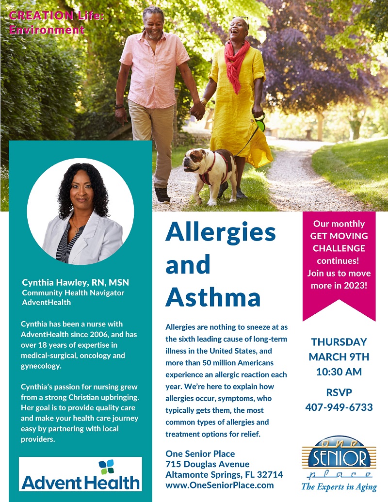 Allergies and Asthma One Senior Place