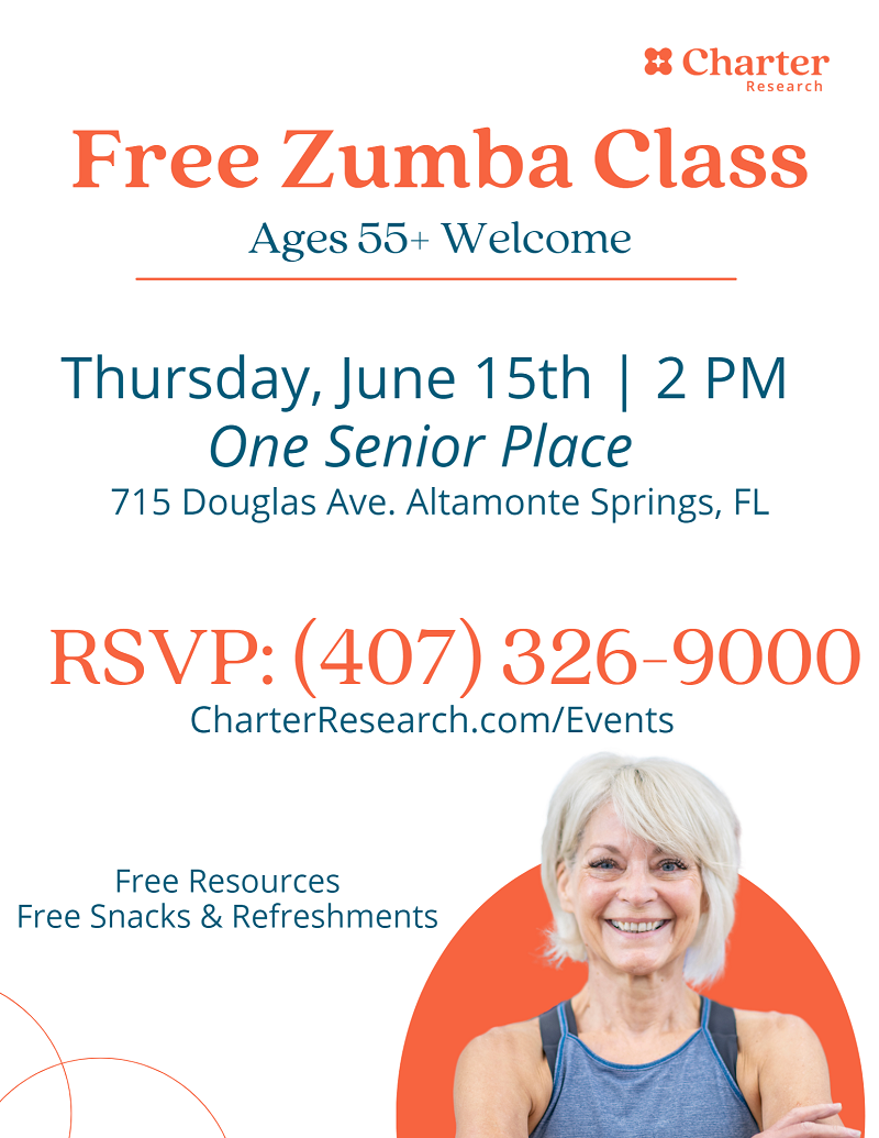 FREE Zumba Class One Senior Place