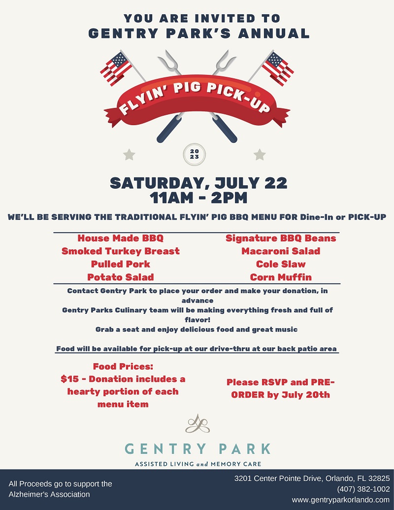 Gentry Park's Annual Flyin' Pig Pick-Up