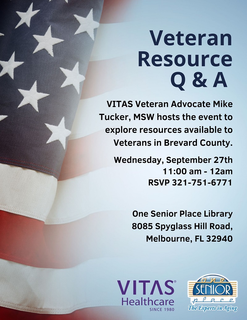 Veteran Resource Q & A hosted by VITAS Healthcare