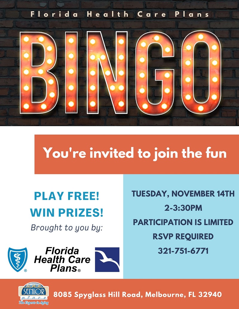 BINGO! brought to you by Florida Health Care Plans