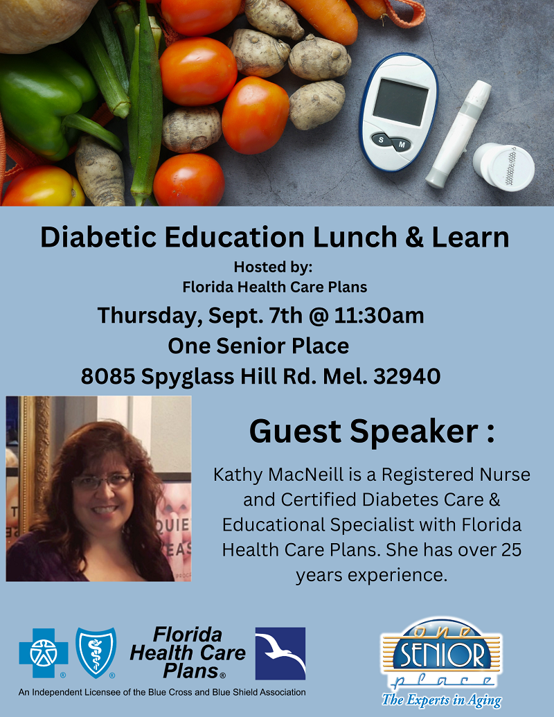 Diabetic Education Lunch & Learn w/ Florida Health Care Plans