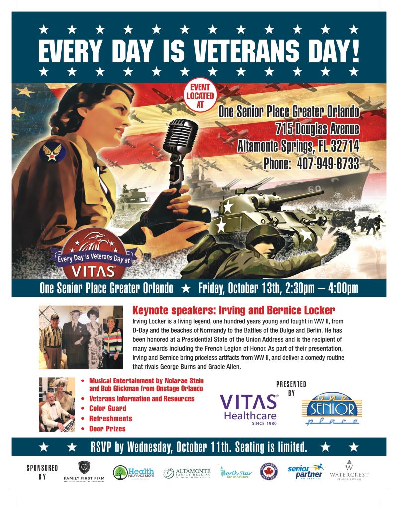 SPECIAL EVENT: Every Day is Veterans Day!