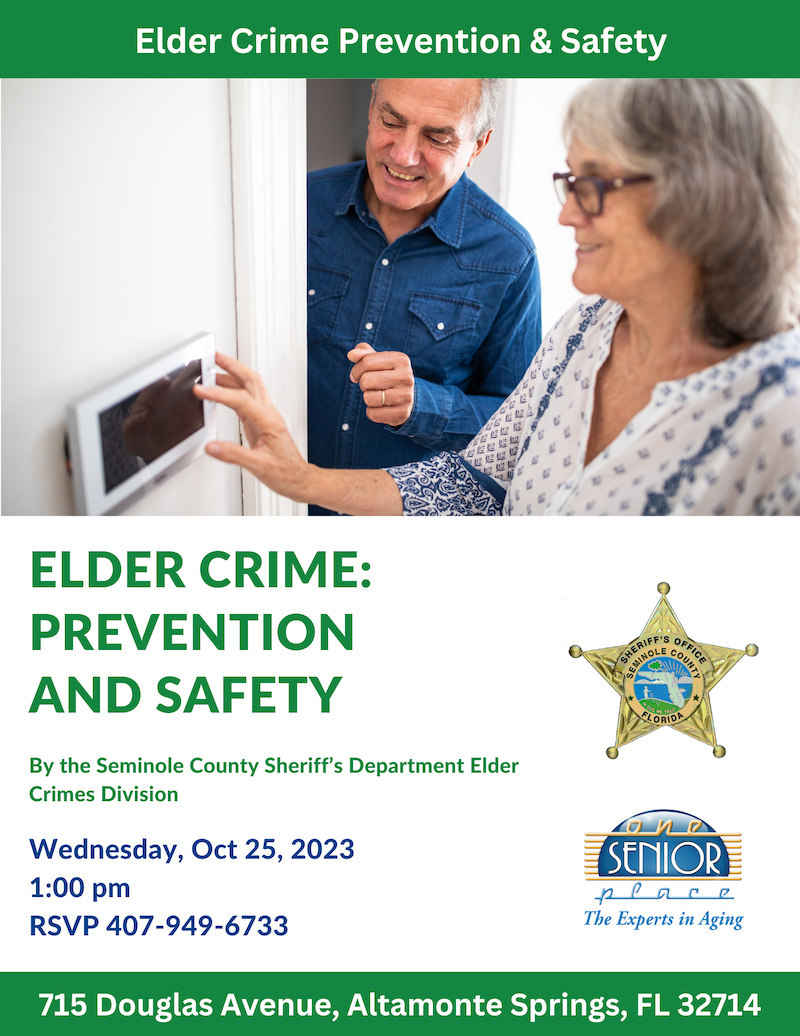 Elder Crime Prevention & Safety