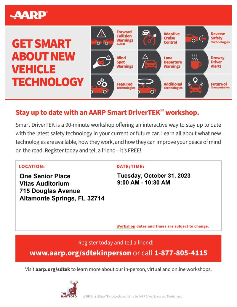 AARP Smart Driver TEK Workshop
