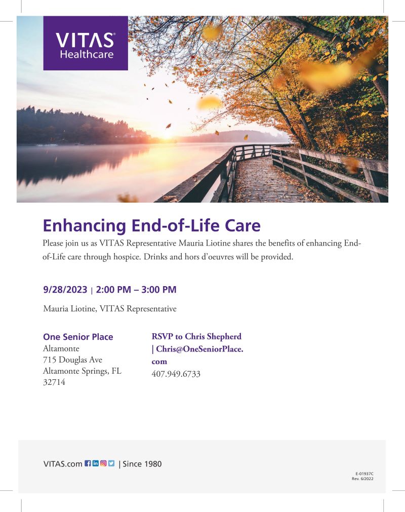 Snack and learn: Enhancing End of Life Care