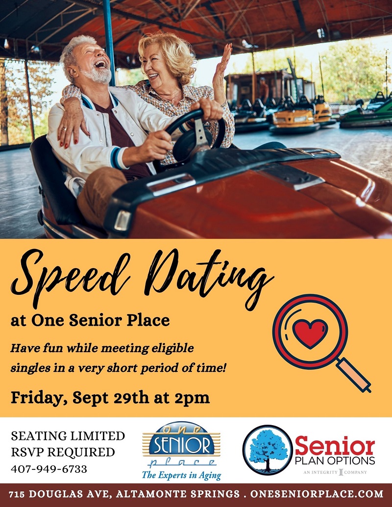 Speed Dating at One Senior Place