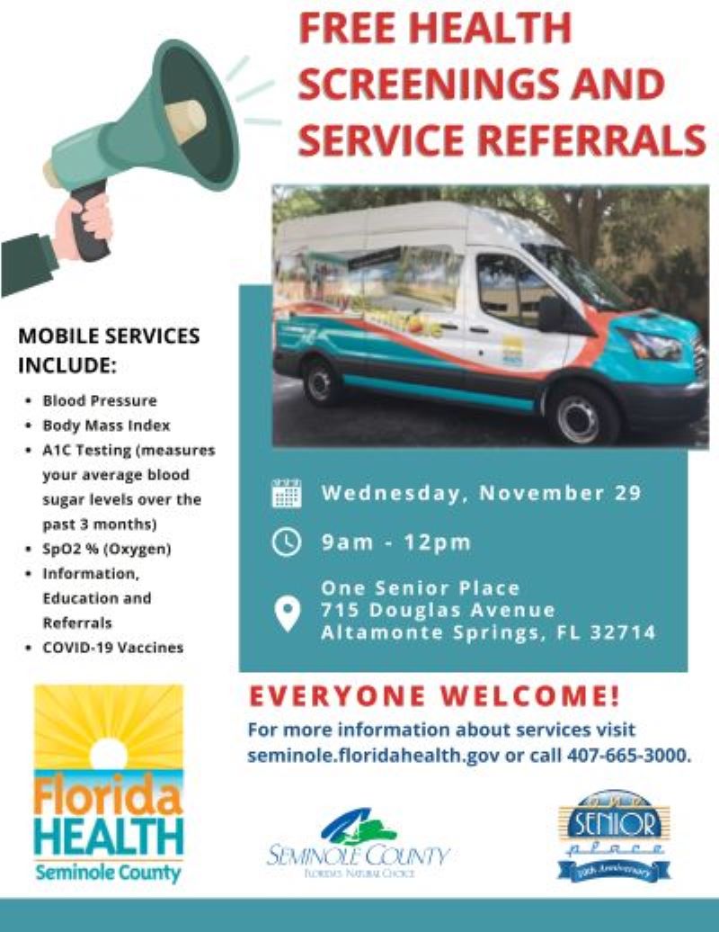 Free Health Screenings and Service Referrals