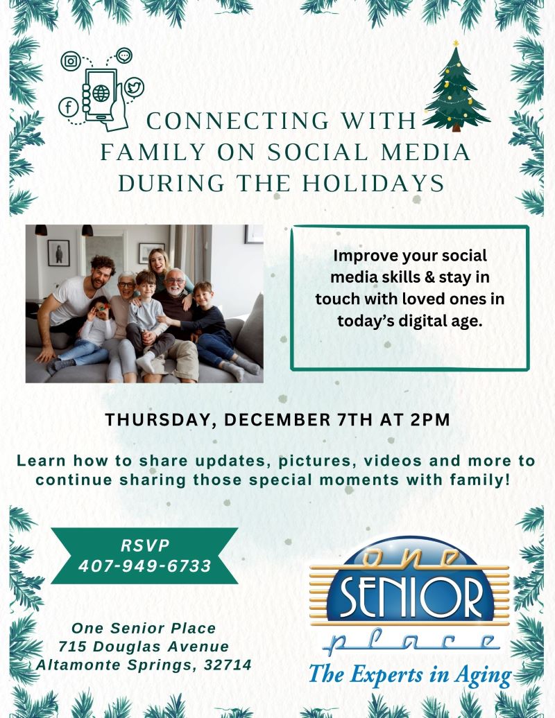 Connecting With Family On Social Media During The Holidays