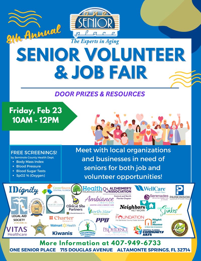 Senior Volunteer & Job Fair