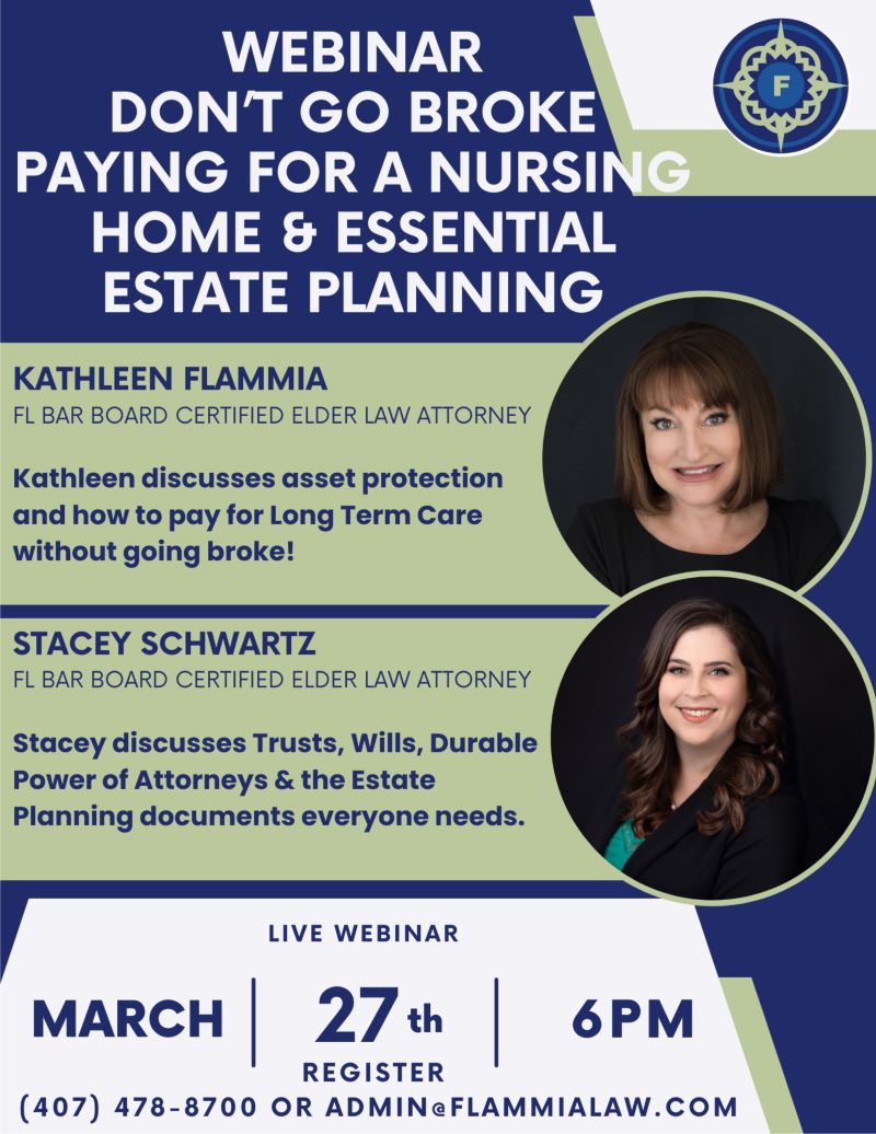 Don't Go Broke Paying for a Nursing Home & Essential Estate Planning