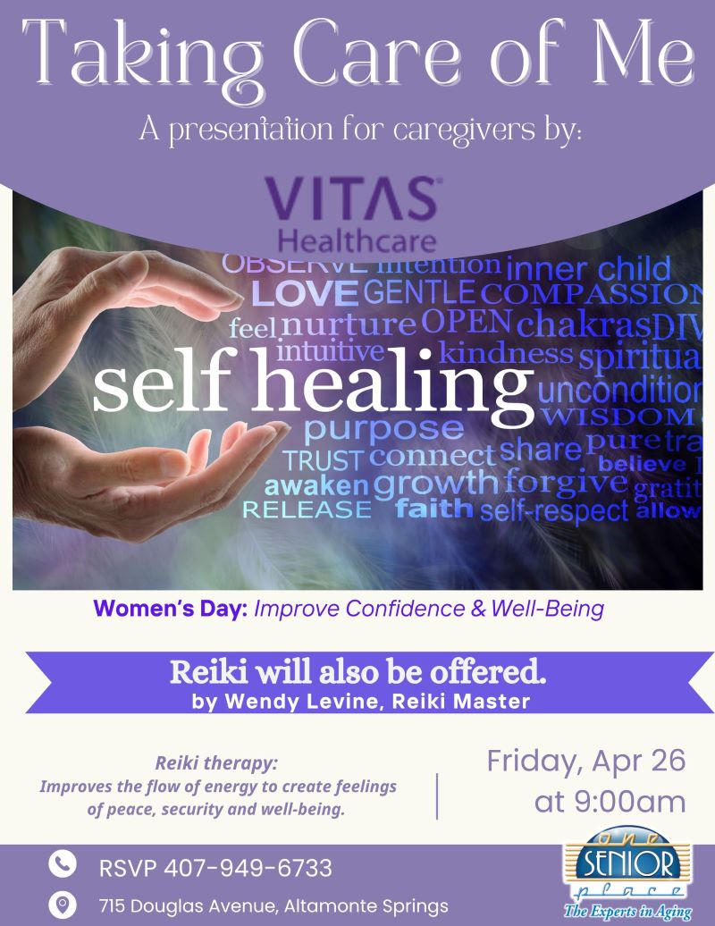 Taking Care of Me Presentation with Reiki