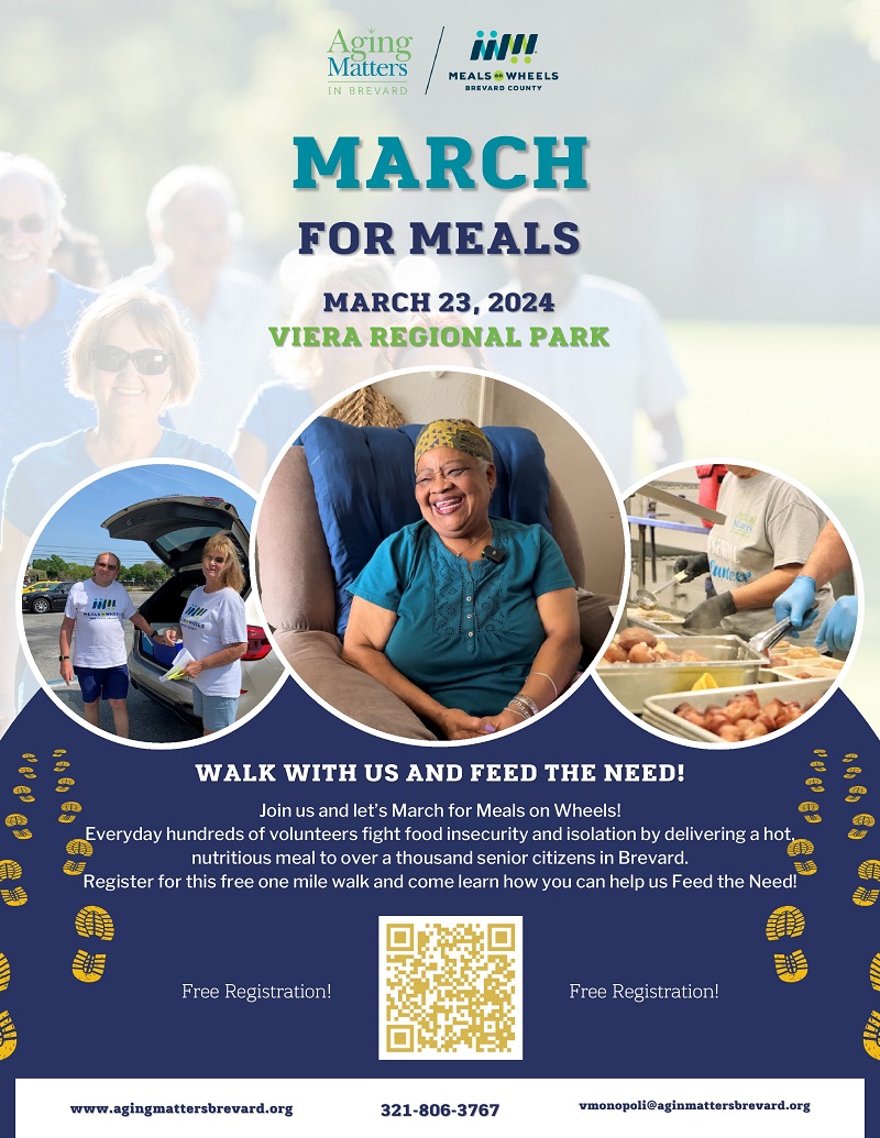Aging Matters in Brevard Needs You! March For Meals!