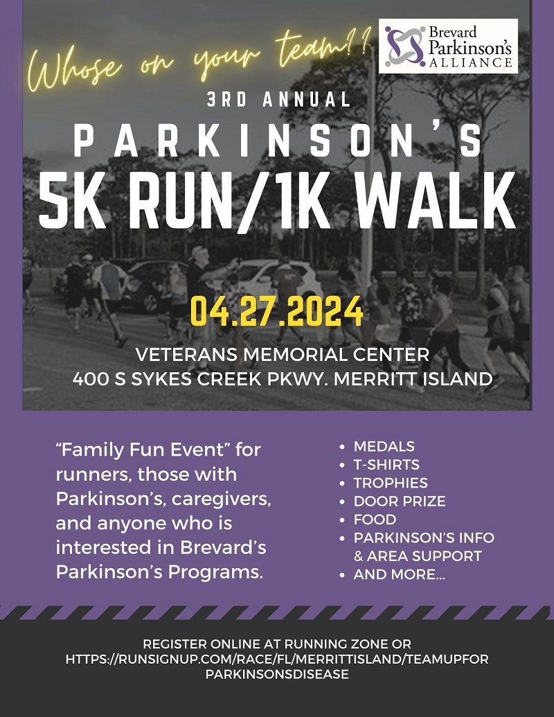 3rd Annual Parkinson's 5K Run/1K Walk