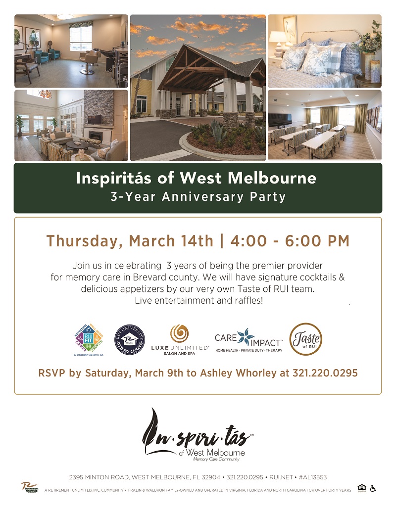 Inspiritas of West Melbourne 3rd Anniversary Party