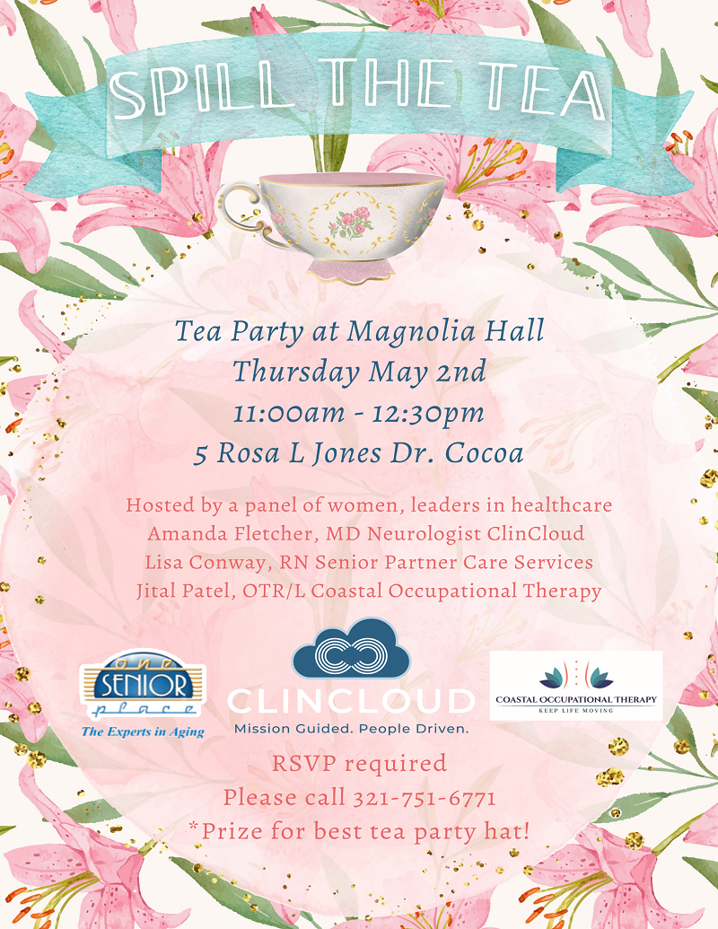CANCELLED: Tea Party with ClinCloud