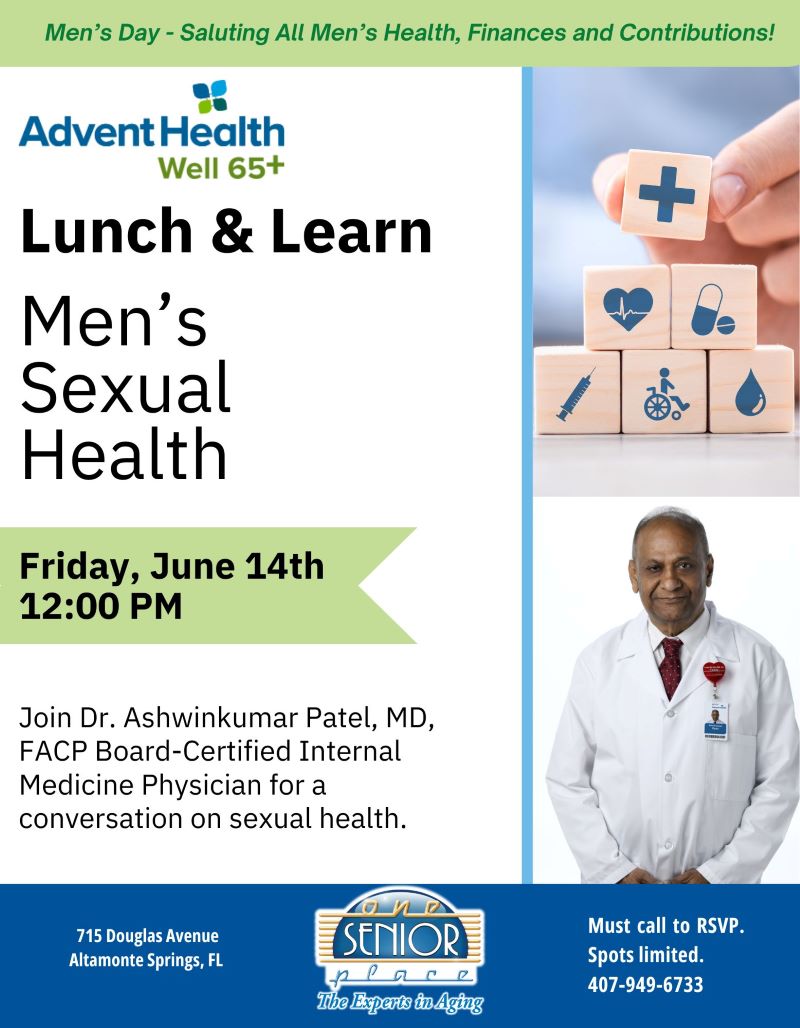 Lunch & Learn: Men's Sexual Health - Men's Day