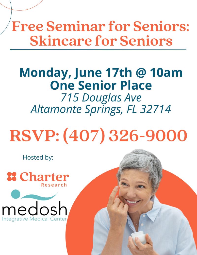 Free Seminar for Seniors: Skincare for Seniors