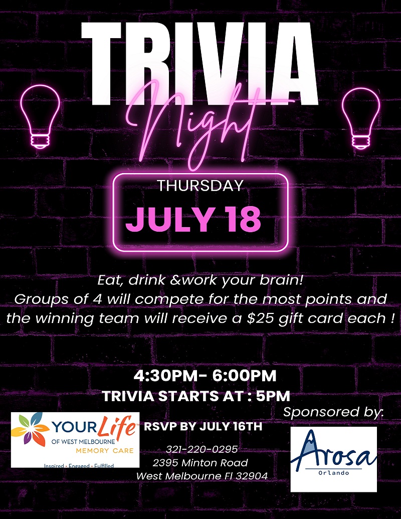 Trivia Night at YOURLife of West Melbourne