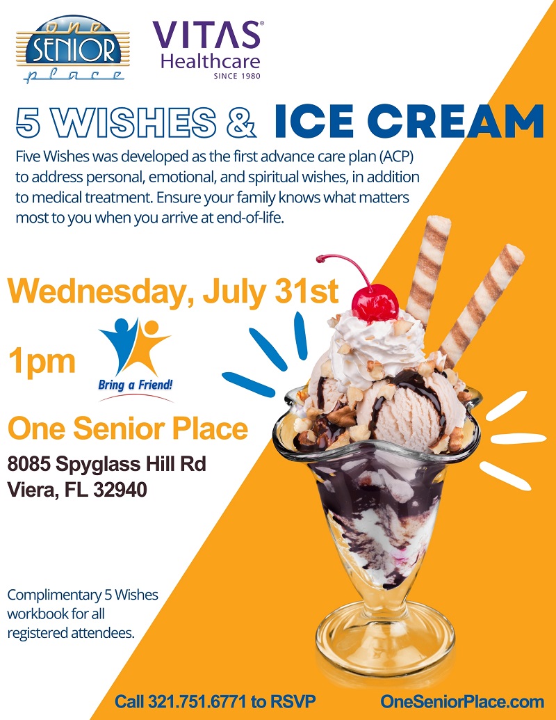 5 Wishes & Ice Cream with VITAS Healthcare