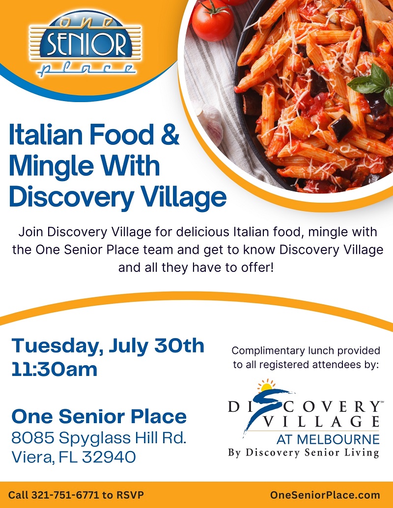 Italian Food & Mingle with Discovery Village