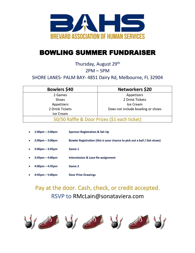 BAHS Bowling Summer Fundraiser