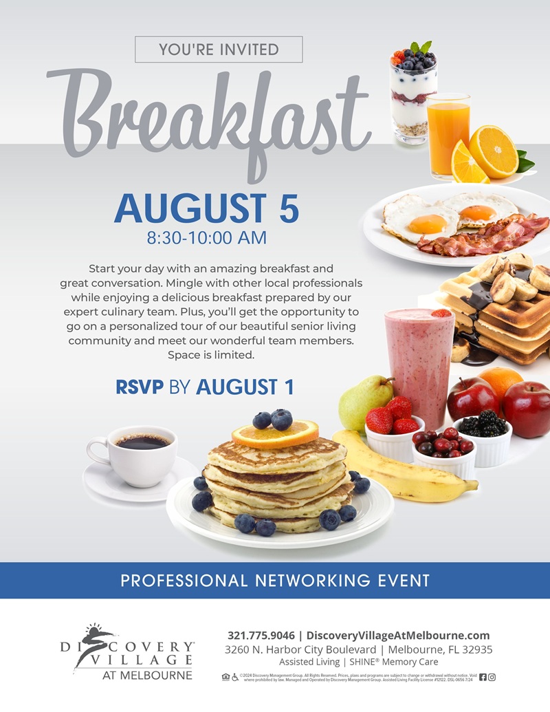 Networking Breakfast at Discovery Village At Melbourne