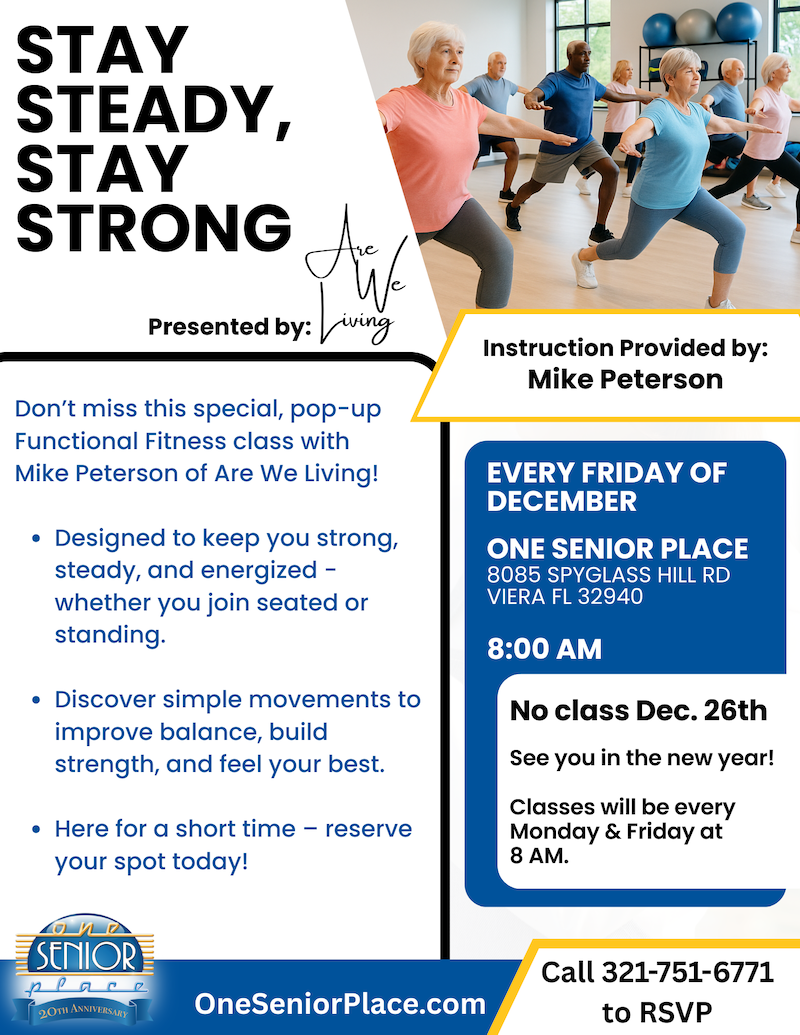 Stay Steady, Stay Strong Functional Fitness Pop-Up Class