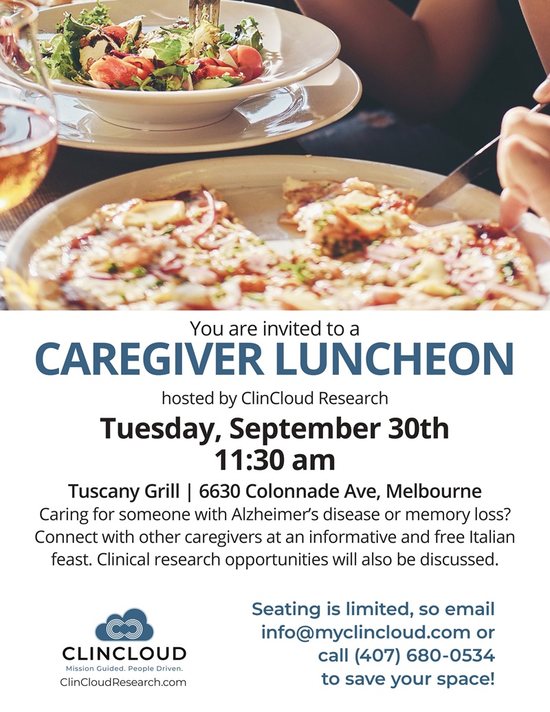 Caregiver Luncheon at Tuscany Grill